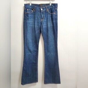 7 for all Mankind Bootcut Midrise Denim Jeans Size 28